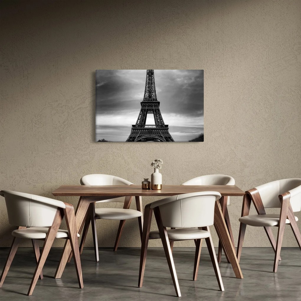 Tablou - Mașină roz în Paris (90x60 cm)