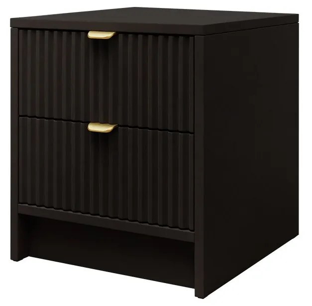Noptieră Rozoma 2SZ (Negru molet + auriu) . 1104522