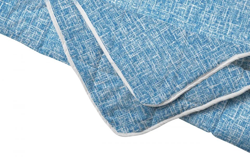 Pilota de Iarna Jeans, Microfibra Matlasata, 180x200 cm, 350g/mp