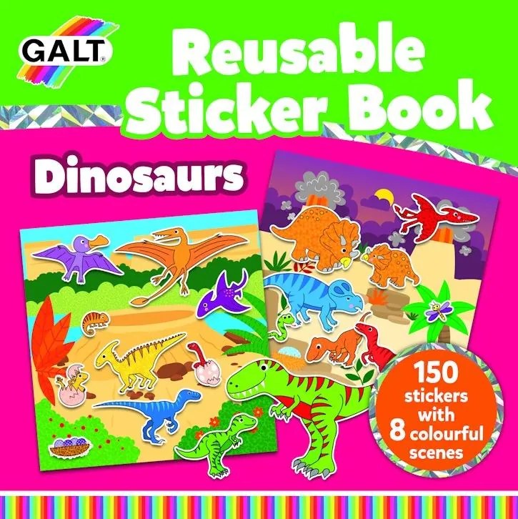 CARTEA MEA CU STICKERE - DINOZAURI - GALT (1005101)