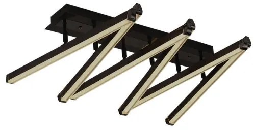 Lustră LED dimabilă aplicată LED/75W/230V 3000-6500K + telecomandă