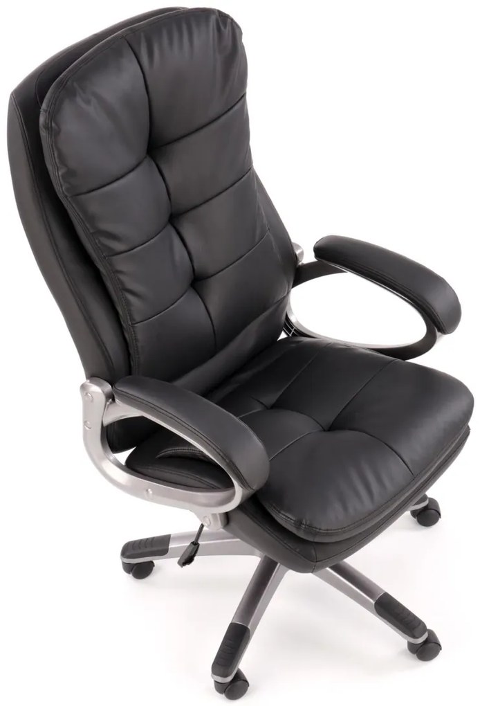 Scaun de birou Preston negru - H124 cm