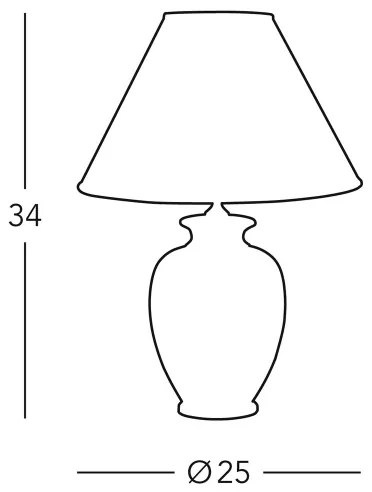 Lampă de masă GIARDINO 1xE27/60W/230V Kolarz 0014.73S