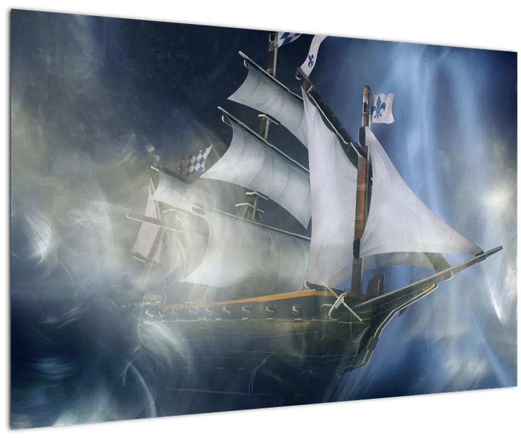Tablou - Corabia fantomelor (90x60 cm)