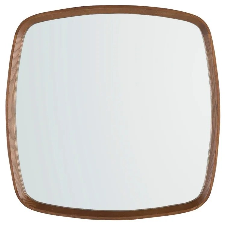 Oglinda decorativa design LUX Walnut Square 65x65cm