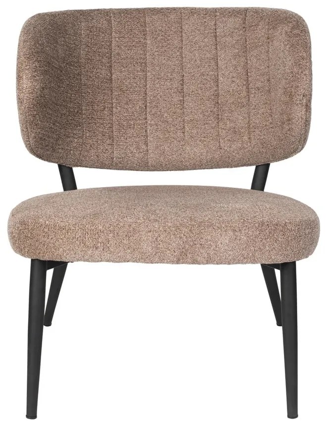 Fotoliu maro deschis Sanne – White Label