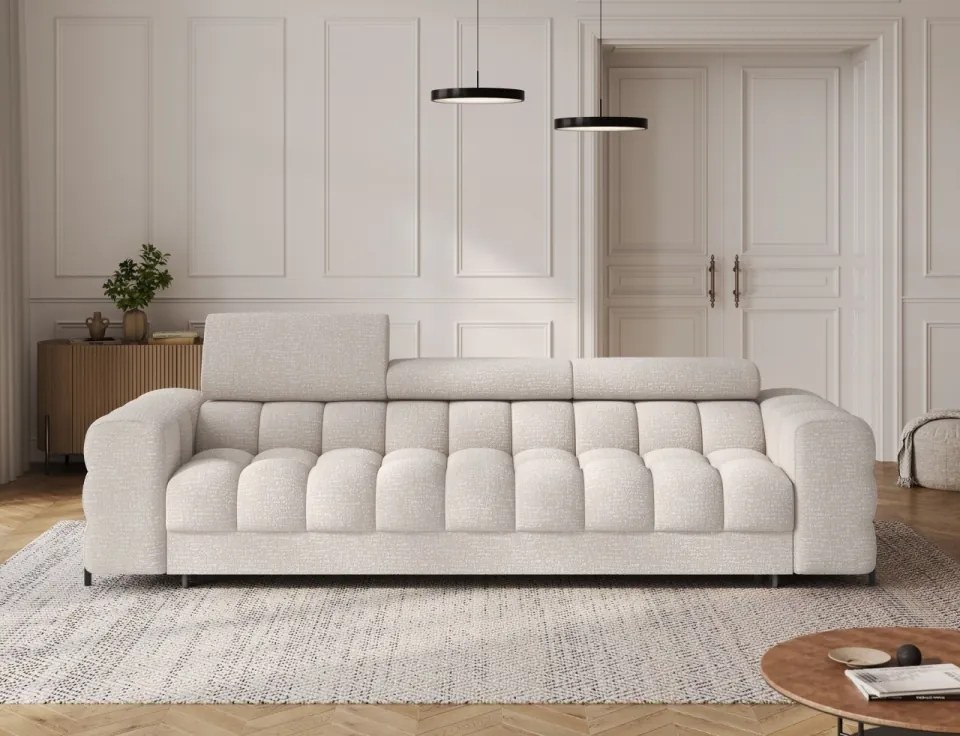 Canapea extensibila, 260x96 cm, Festello, Eltap (Culoare: Bej / Royal 18)