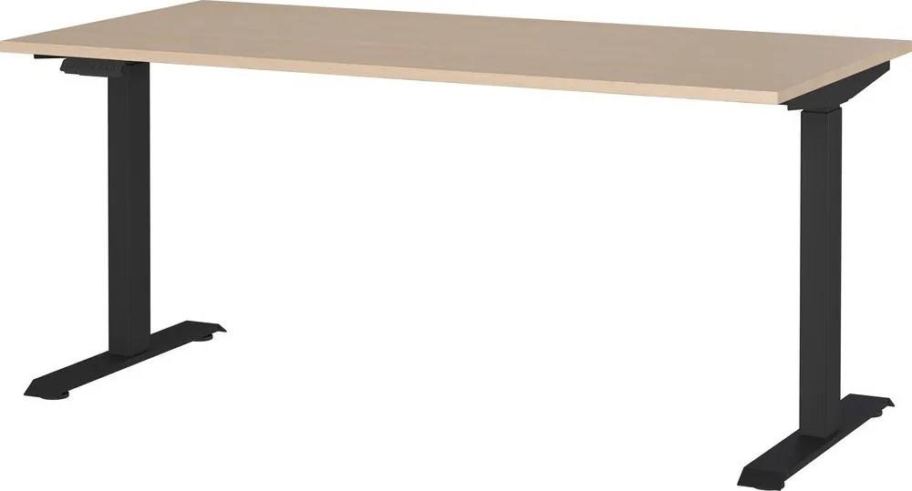 Birou cu aspect de lemn de stejar cu înălțime ajustabilă electric 80x160 cm – Germania
