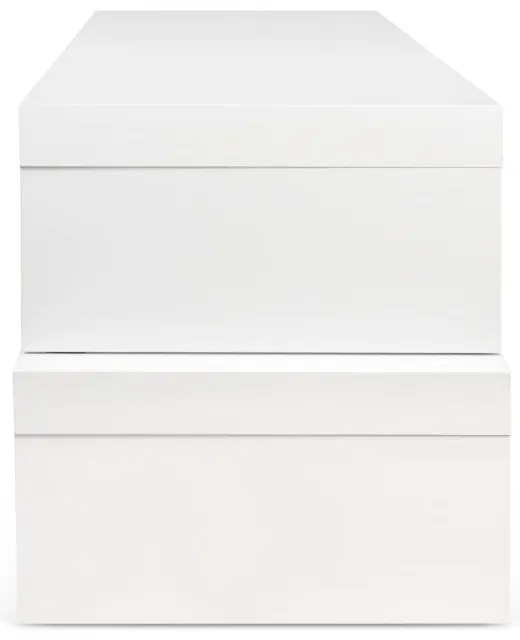 Masă TV reglabilă TemaHome Cliff Walnut, alb