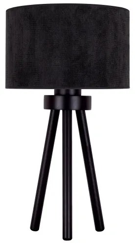 Lampă de masă Duolla LYON 1xE27/15W/230V d. 30 cm negru