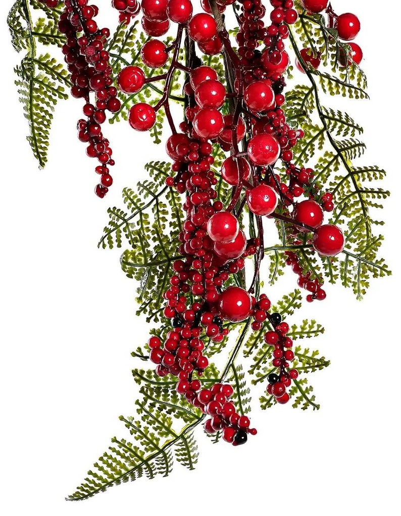 Ramura Christmas, rosu, 15x55 cm