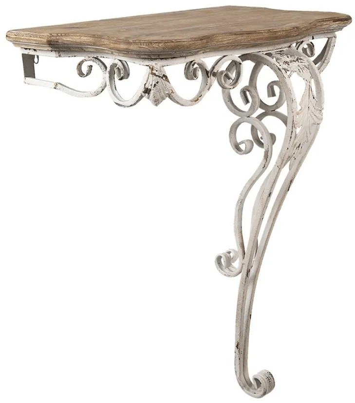 Raft de perete, din metal, aspect vintage, Lisambre