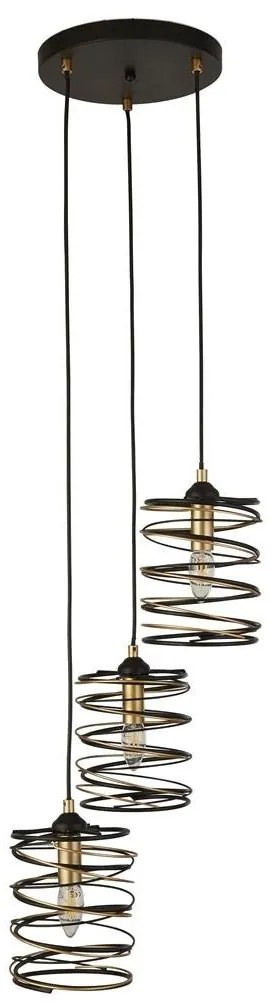 Lustra cu 3 pendule design modern Spring