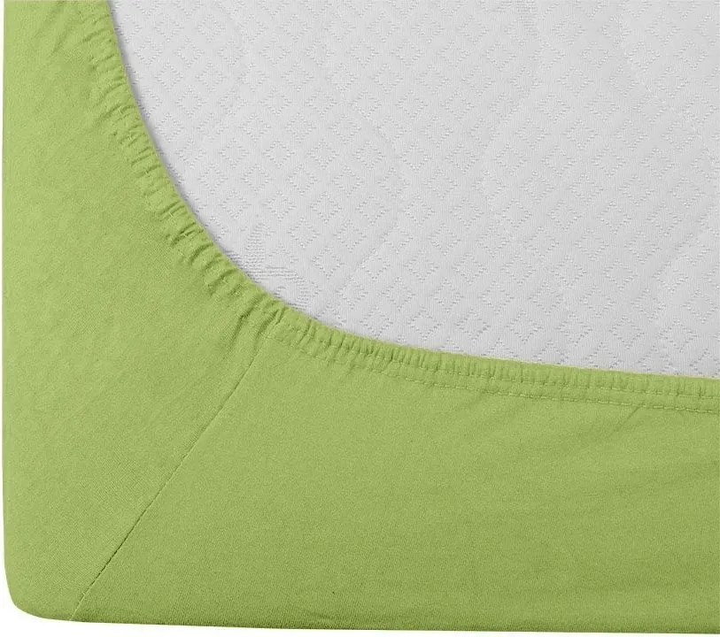 Cearsaf din jerse HIGHFIT fistic 90 x 200 cm