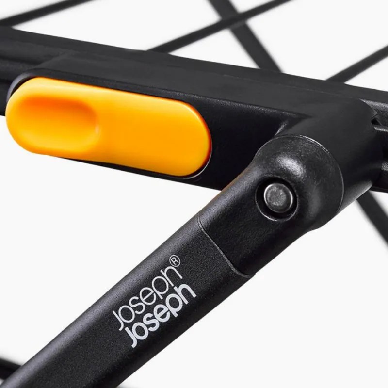 Uscator de rufe Joseph Joseph AirFrame™ 5000024, 16 m, 3 nivele, Pliabil, Mecanism de blocare, Negru/Galben