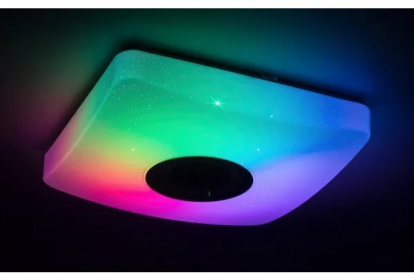 Rabalux - Plafonieră LED RGB dimmabilă cu difuzor, 18W/230V + telecomandă