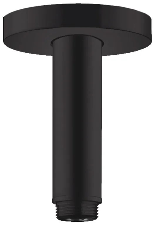 Brat de dus, Hansgrohe, cu montaj pe tavan, 10 cm, negru mat