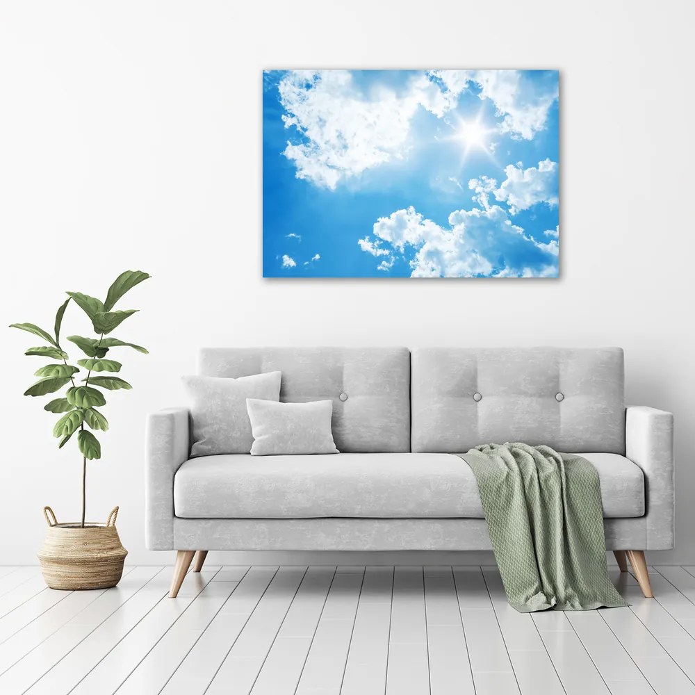 Tablou canvas Nori pe cer