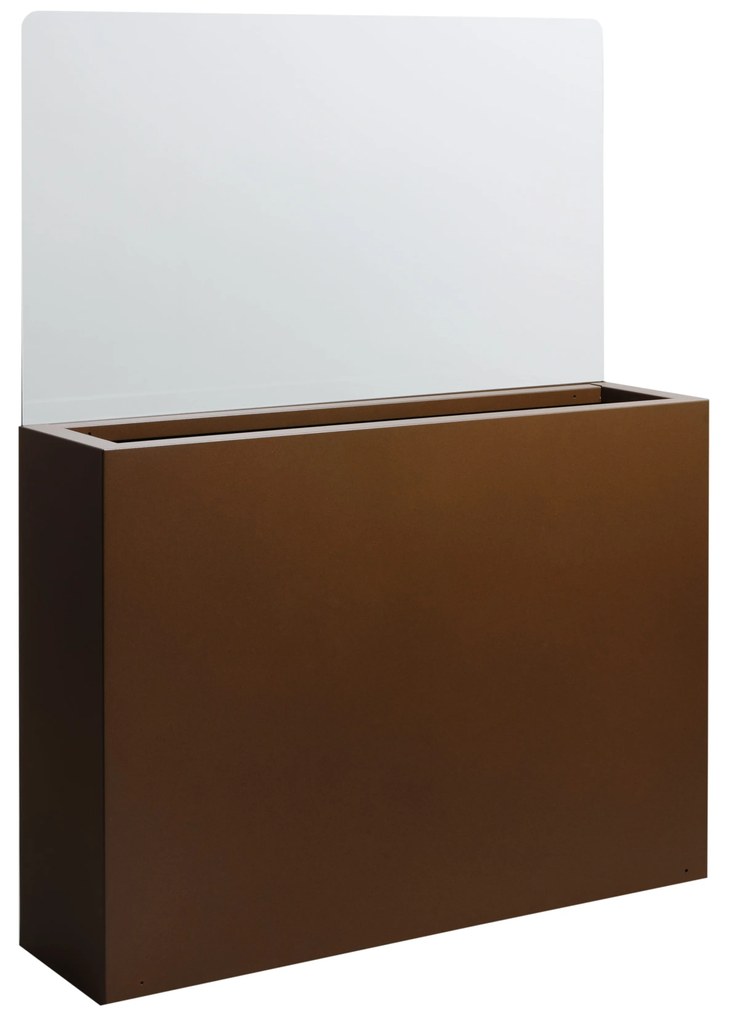 Giveci de flori cu auto-irrigare, KAI, mai multe variante - Hobby Flower Culoare: oțel corten