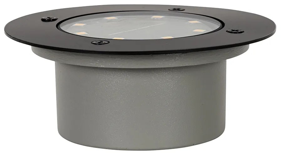 Set de 6 spoturi de sol negru cu LED IP65 solar - Terry