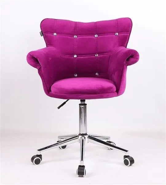 HR804CK Scaun Fucsia din Catifea