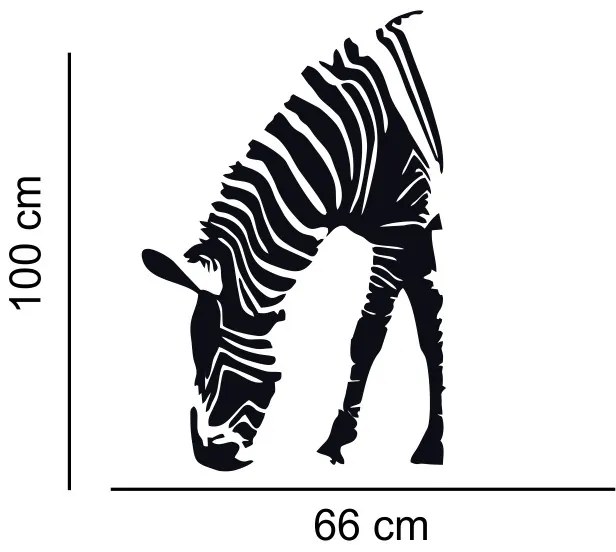 Sticker perete Zebra