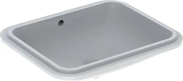 Lavoar sub blat Geberit Variform 58 cm fara orificiu baterie cu orificiu preaplin
