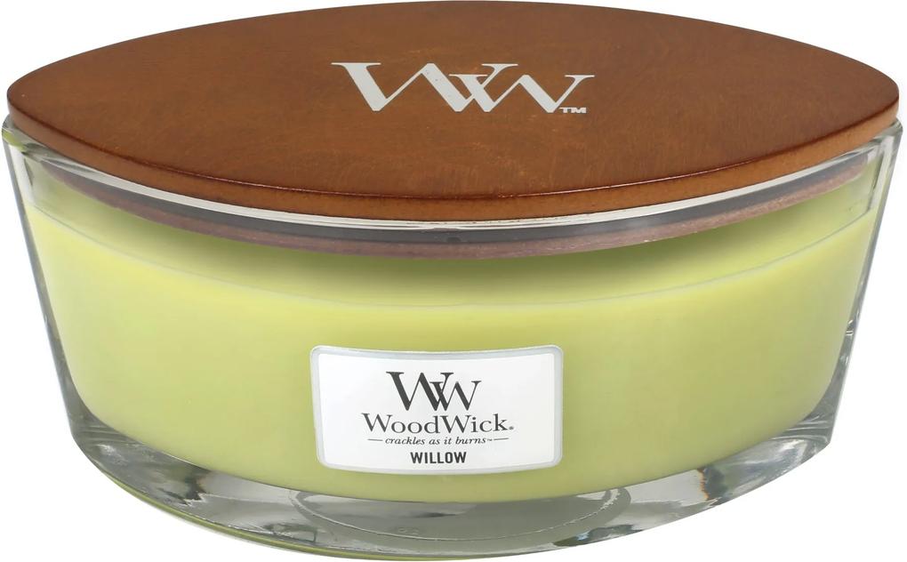WoodWick verzi parfumata lumanare Willow barca
