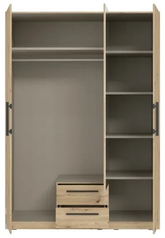 Dulap cu oglindă MARO 150x213 cm, stejar artisan