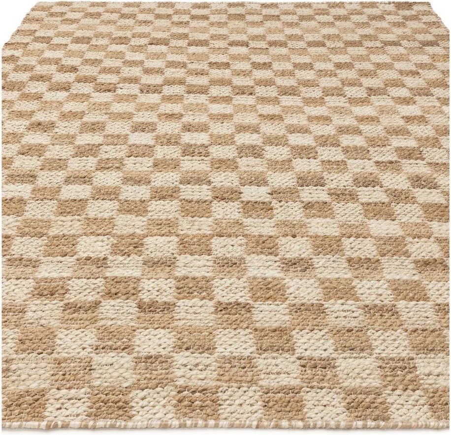 Covor în culoare naturală reversibil, țesut manual din iută 200x290 cm Naturi Natural – Asiatic Carpets