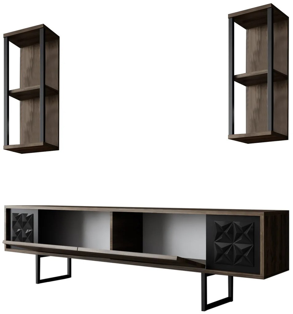 Mobilier living Buon 2 (Nuc + Negru). 1072960