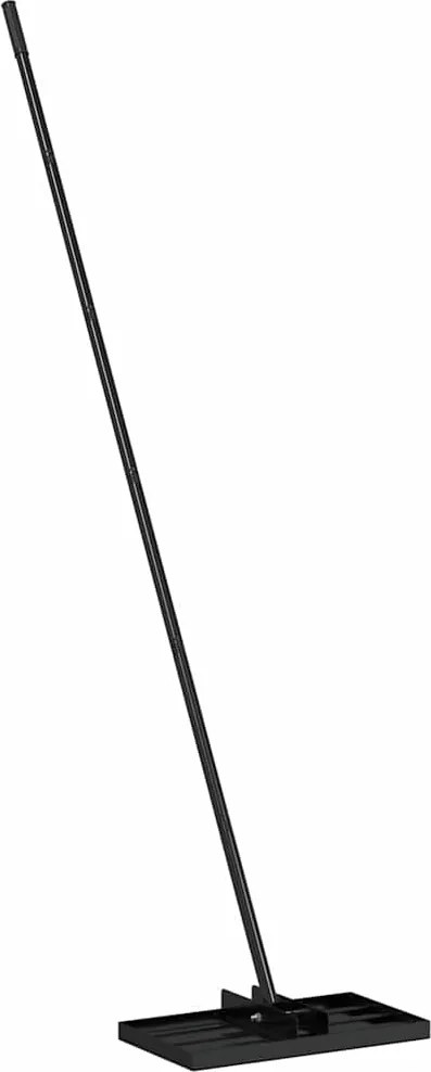 vidaXL Greblă de grădină Manual Negru Oțel vopsit electrostatic