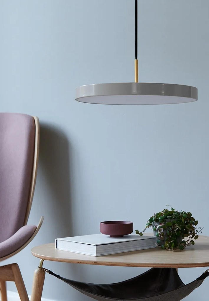 Lustra LED design scandinav Asteria medium - nuance mist/ auriu