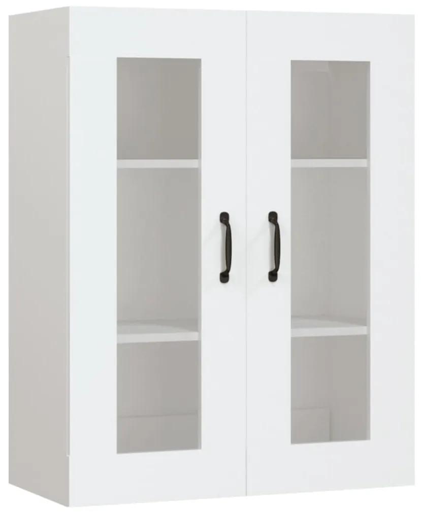 Dulap de perete suspendat, alb, 69,5x34x90 cm 1, Alb