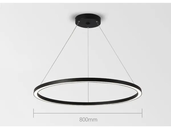 Immax NEO 07158-B80 - Lustr LED FINO 60W 230V Tuya negru + DO