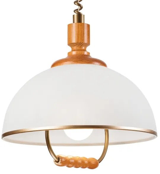 Lustr rabatabil RAMONA 1xE27/60W/230V bej-maro