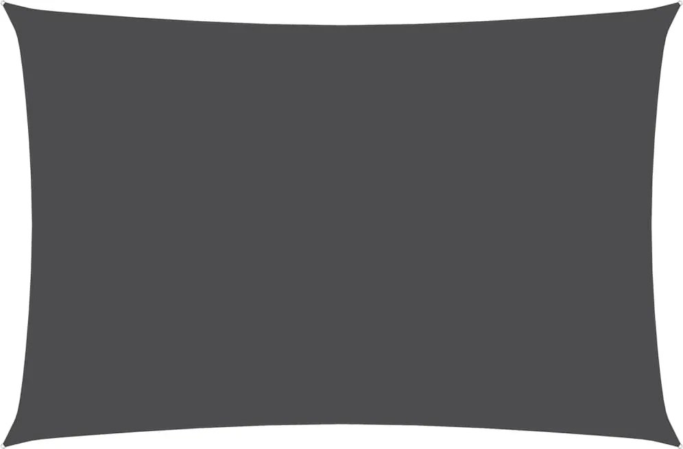 vidaXL Pânză parasolar antracit 6x8 m țesătură oxford dreptunghiular