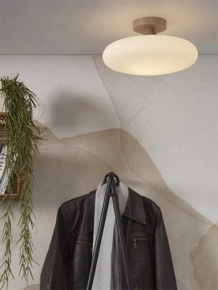 Plafoniera moderna design decorativ Sapporo alb/sand