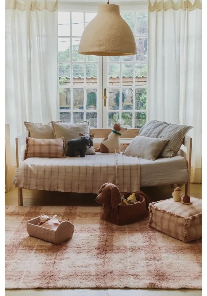 Coș de jucării pentru copii maro din material textil 68x24x35 cm Poppy – Lorena Canals