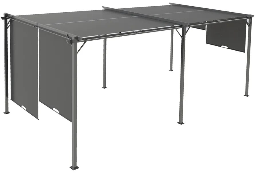 Antracit Sevilla 3x6m Garden Point terasă pergolă