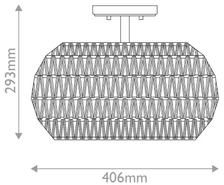Quoizel QZ-CASABLANCA-3SF-PBZ - Plafonieră CASABLANCA, 3x E27/60W/230V