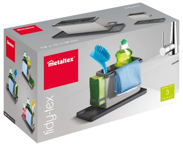 Organizator pentru produse de curățat Metaltex Tidytex
