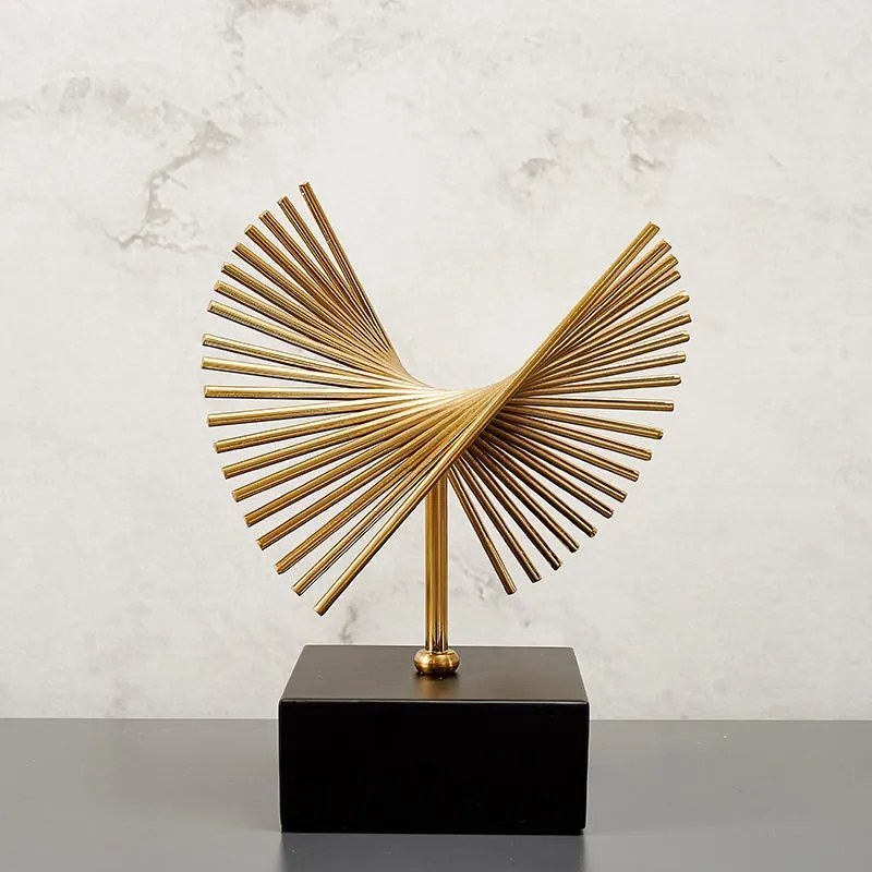 Decoratiune abstracta, metal, 27cm