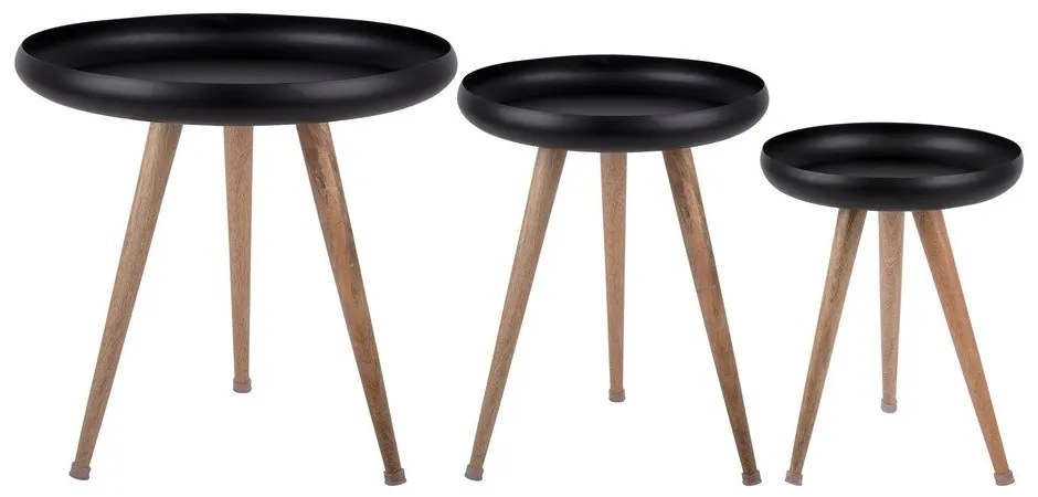 Măsuțe auxiliare rotunde Tripod - Leitmotiv
