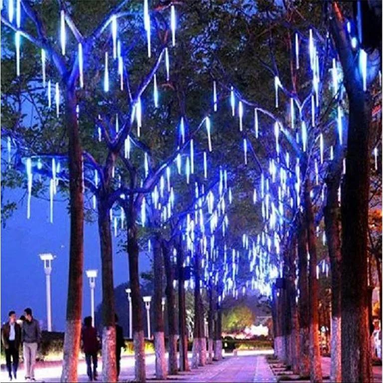 Lumini LED de Crăciun-fulgi de zăpadă ,240 LED-uri,albastru