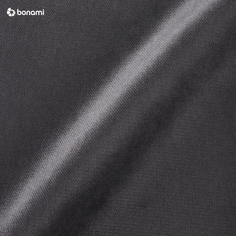 Colțar gri închis extensibil cu tapițerie din catifea (cu colț pe partea stângă ) Lofty Lilly – Miuform