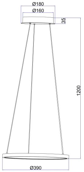 Globo 67192-19 - Lustră LED pe cablu RALPH LED/19W/230V