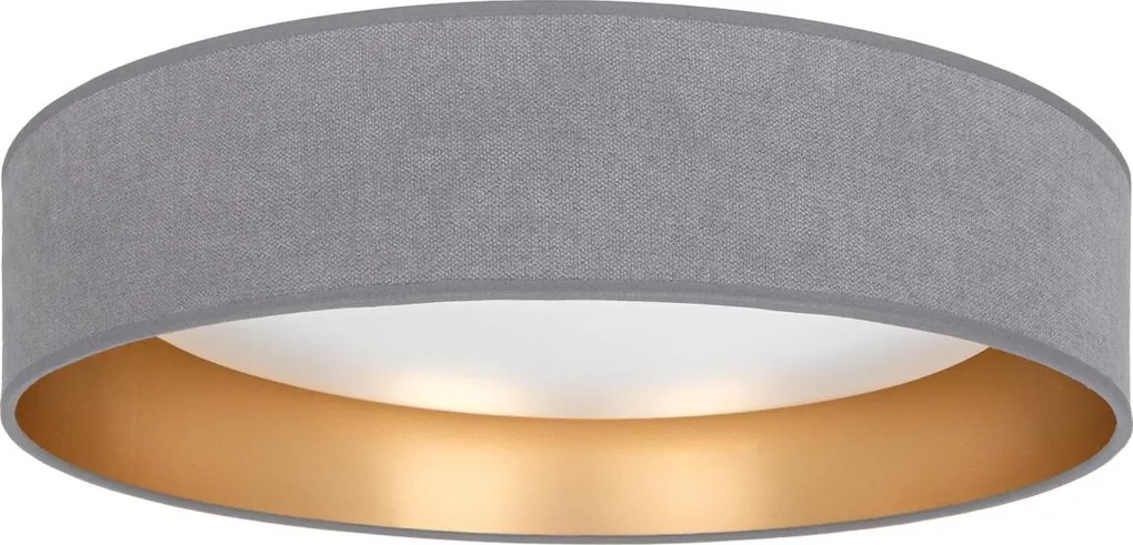Brilagi-LED Lampă dimabilă VELVET SM. VARI 24W/230V 3000-6500K Ø 45 cm gri/auriu + telecomandă