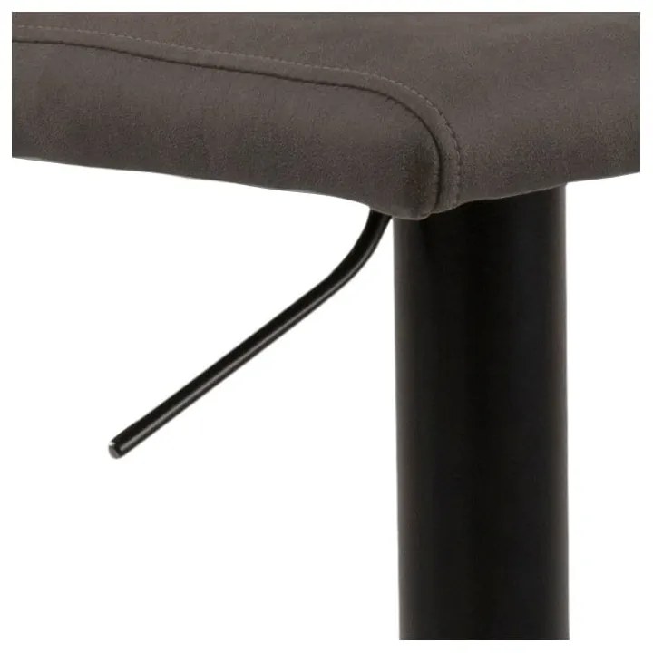 Scaun de bar gri antracit cu înălțime ajustabilă (înălțime șezut 78,5 cm) Avanja – Actona