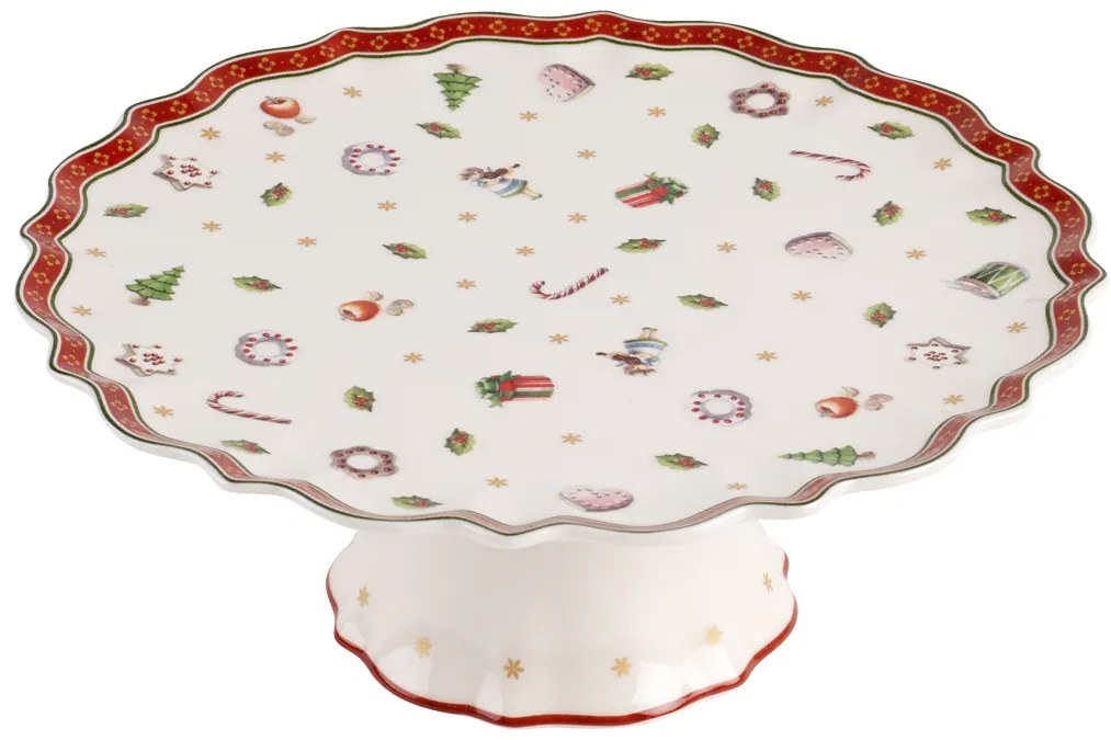 Platou de Crăciun, pentru servit tort, mic, colecția Toy's Delight - Villeroy & Boch
